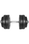 Capetan® Sport 10Kg egykezes bővíthető súlyzószett vynil tárcsákkal, 1db 30mm