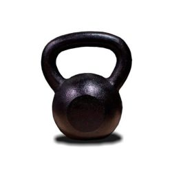   Capetan® 24Kg Vas Kettlebell Fekete Festéssel - Harang Súly 24Kg