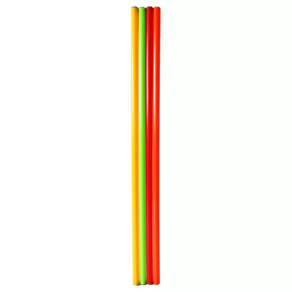 Capetan® 100cm hosszú egyensúlyozó rúd 4db-os szett, sárga, zöld, narancs,
