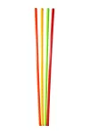Capetan® 120cm hosszú egyensúlyozó rúd 4db-os szett, sárga, zöld, narancs,