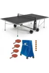 Cornilleau 100X Outdoor SZÜRKE kültéri időjárásálló pingpong asztal családi komplett