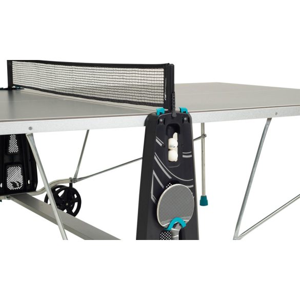 Cornilleau 100X Outdoor SZÜRKE kültéri időjárásálló pingpong asztal családi komplett
