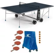 Cornilleau 100X Outdoor KÉK kültéri időjárásálló pingpong asztal családi komplett Cornilleau 100X Outdoor KÉK kültéri időjárásálló pingpong asztal családi komplett