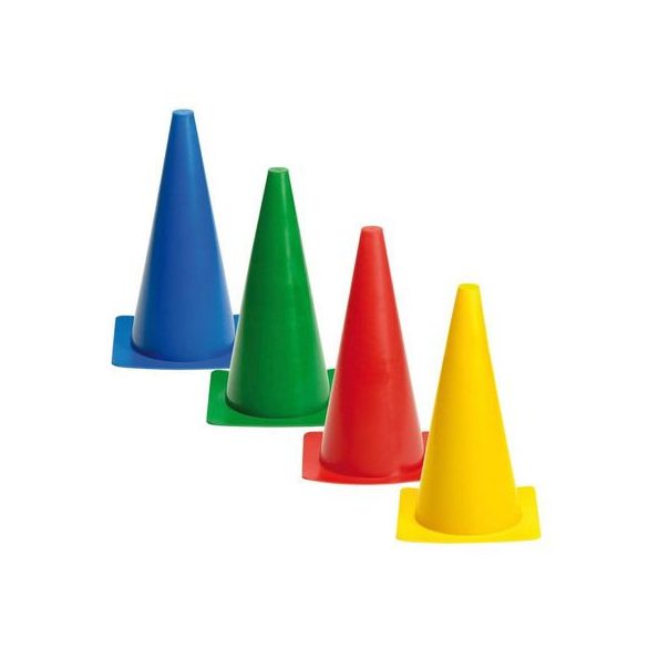 Tactic Sport Labdarúgó bója 23 cm (semi-felxibilis) ruganyos bója, Sárga