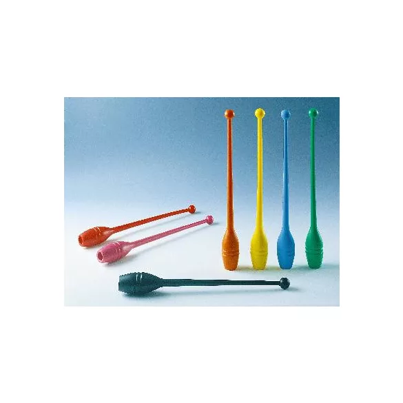 Tornabuzogány fehér, műanyag, Ritmikus gimnasztika 155gr 45cm magas, RSG