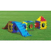 Cubic Toy E Model dupla házikós csúszda Cubic Toy E Model dupla házikós csúszda