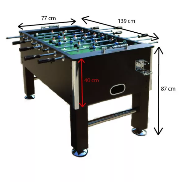 Capetan® Kick 400 extra erős 84kg súlyú asztalifoci asztal felnőtt