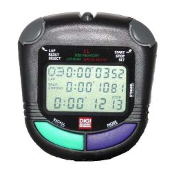 Digi 60 EL 300 Memóriás óra háttér világítással, csíptetővel és