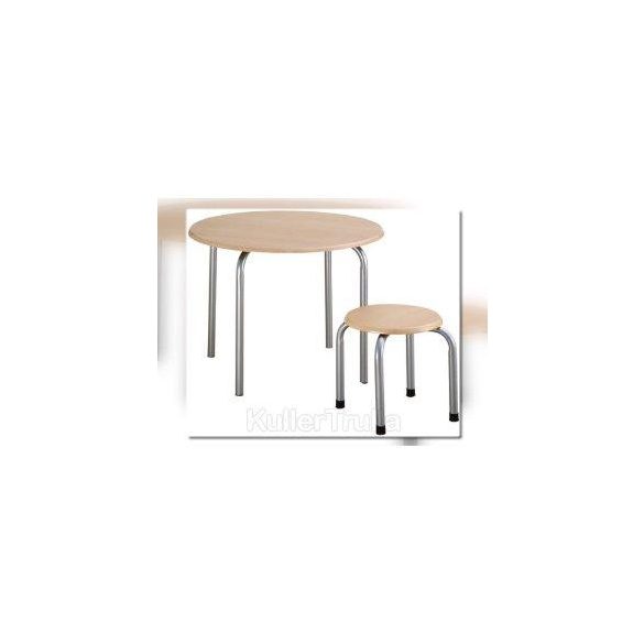 Fém lábú gyermek asztal, 52 cm magas