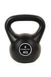 Capetan® 4Kg Műanyag kettlebell - cement töltetű harangsúly műanyag bevonattal