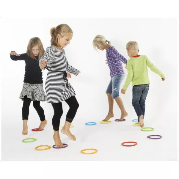 Activity rings készségfejlesztő karika 6 darabos készlet, rugalmas karika 16