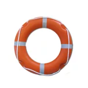 Minősített mentőöv fényvisszaverő csíkkal, 75/44 cm, szabvány szerinti életmentő őv Minősített mentőöv fényvisszaverő csíkkal, 75/44 cm, szabvány szerinti életmentő őv