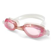   Gyermek úszószemüveg GH, rózsaszín, szilikon pántos, átlátszó halvány színárnyalatú lencsével