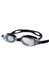 Szilikonos úszószemüveg London , antifog felnőtt -Fekete keret áttetsző lencse