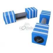 Aquafitness súlyzópár kocka formájú 8x8x9 cm fejjel Aquafitness súlyzópár kocka formájú 8x8x9 cm fejjel