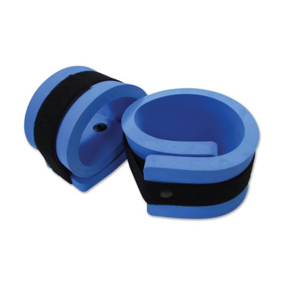 Aquafitness csukló-boka szalag pár, bokára pántolható vízi súly 60x11x2 cm