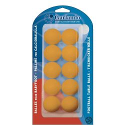   Garlando 10db Standard narancs színű csocsó labda csomagolásban