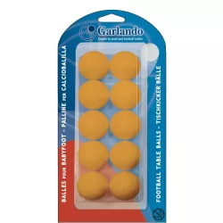   Garlando 10db Standard narancs színű csocsó labda csomagolásban