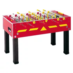   Garlando G-500W Kültéri PIROS asztalifoci asztal telescopos rudazattal