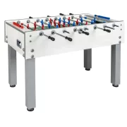 Garlando G-500 W FEHÉR időjárásálló kültéri csocsó asztal átmenő rudazattal Garlando G-500 W FEHÉR időjárásálló kültéri csocsó asztal átmenő rudazattal