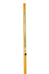 Strandröplabda hálótartó oszlop pár kerek profil 83x83mm , sárga porszórt