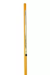 Strandröplabda hálótartó oszlop pár kerek profil 83x83mm , sárga porszórt