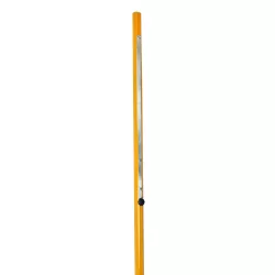 Strandröplabda hálótartó oszlop pár kerek profil 83x83mm , sárga porszórt