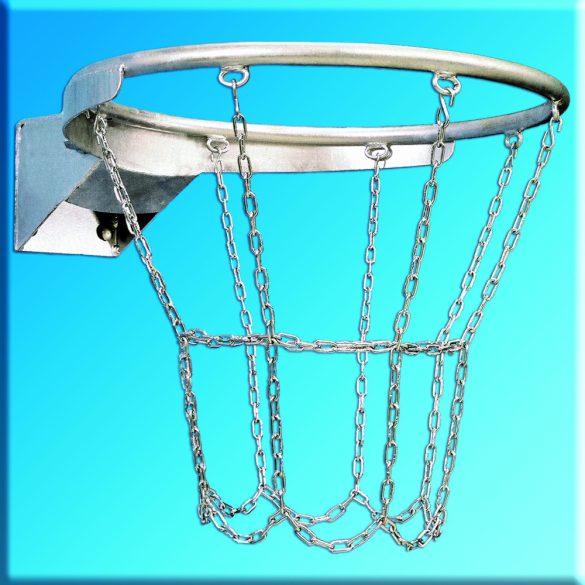 Kosárlabda gyűrű galvanizált kültéri DIN standard (láncos kivitel)