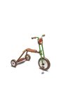 Tricikli Erdei Macikó, környezettudatos masszív kialakítású , 4-6-éves korú gyermekeknek,
