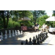 Capetan® Aveo kültéri óriás figurás kerti sakk készlet 64-43 cm