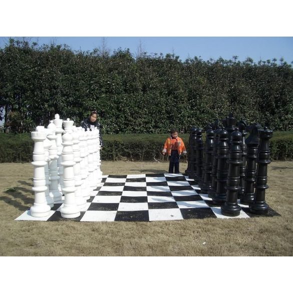 Capetan® Ramada időjárásálló udvari sakk, 122cm magas király bábuval