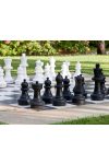 Capetan® Delimo kültéri sakk készlet, 92cm magas király bábuval