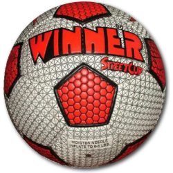 Futball 5 Street Cup fehér piros, beton focilabda