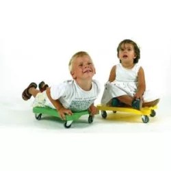   Guruló zsámoly gumírozott görgőkkel scooter deszka KÉK, rollerdeszka