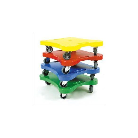 Guruló zsámoly gumírozott görgőkkel scooter deszka KÉK, rollerdeszka