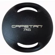 Capetan® 7Kg Professional Line Dual Grip kétfogantyús gumi medicinlabda (vízen Capetan® 7Kg Professional Line Dual Grip kétfogantyús gumi medicinlabda (vízen