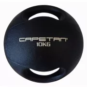 Capetan® 10Kg Professional Line Dual Grip kétfogantyús gumi medicinlabda (vízen