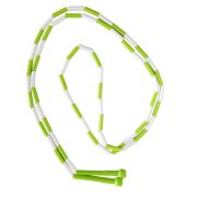   Capetan® Gyöngyös ugrálókötél 300cm hosszú zöld-fehér vékony fogóval