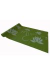 Capetan® 173x61x0,4cm Jóga szőnyeg zöld színben, mintákkal