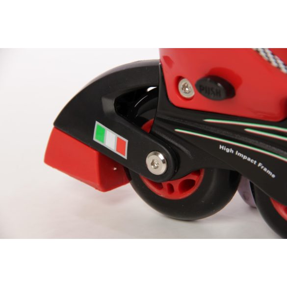 Ferrari® FK7 33-36 méret között állítható kétcsatos gyermek görkorcsolya Piros