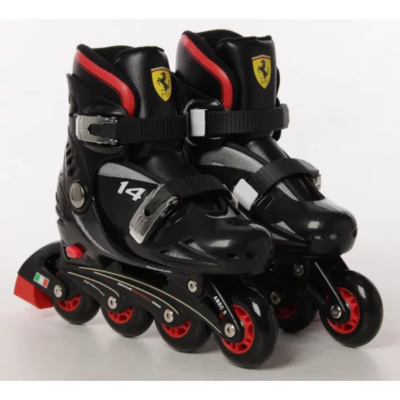 Ferrari® FK7 29-32 méret között állítható kétcsatos gyermek görkorcsolya Fekete