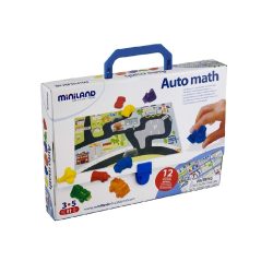   Járműves matekos játék (Miniland, 27383, logikai játék, 3-5 év)