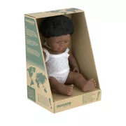 Afroamerikai karakter, fiú baba 38 cm Afroamerikai karakter, fiú baba 38 cm