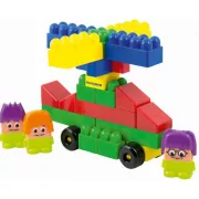 Építőjáték kocka figurás 64 db-os, nagyméretű elemekkel Super block műanyag Építőjáték kocka figurás 64 db-os, nagyméretű elemekkel Super block műanyag