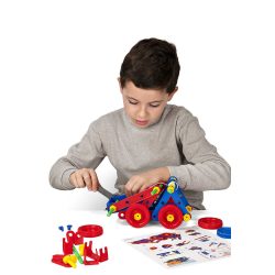 Építő szett, Miniland 32650 "Activity Mecaniko", 191 darabos  