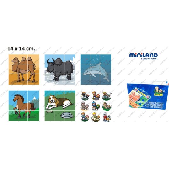 Kirakó kocka , mesekocka állatokkal , Miniland