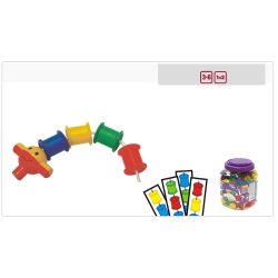 Nagy spulni fűzögető 100 db-os dobozban