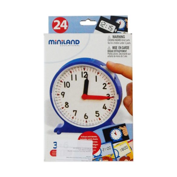 Miniland Tanuljuk meg az órát, az óra használatát oktatójáték