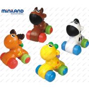 Petit cars lendkerekes guruló kisállat, eltérő modellekkel (11CM), Miniland Petit cars lendkerekes guruló kisállat, eltérő modellekkel (11CM), Miniland