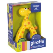 Guruló önjáró zsiráf (22,5 cm),bébijáték Miniland